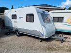 6 persoons caravan Caravelair 426 lichtgewicht met voortent, Caravans en Kamperen, Kachel, Treinzit, Particulier, Meer dan 6