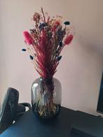 Fleurs séchées avec vase, Maison & Meubles, Accessoires pour la Maison | Fleurs séchées, Enlèvement