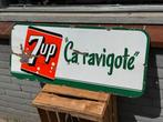 7up emaille reclamebord 1948, Ophalen of Verzenden, Gebruikt, Reclamebord