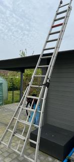 Uitschuifbare ladder, Doe-het-zelf en Bouw, Ladders en Trappen, Ladder, Gebruikt, 4 meter of meer, Ophalen