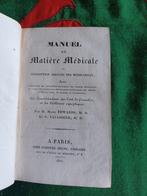 Manuel de matiere medicale 1826, Ophalen of Verzenden