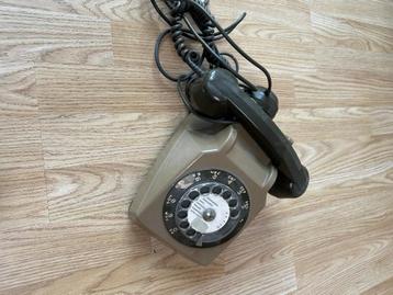 Oude telefoon, Telecommunicatie, Vaste telefoons | Niet Draadloos, Ophalen, Gebruikt, Met draaischijf