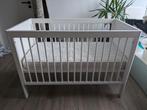 Ledikant / babybed Troll wit, Kinderen en Baby's, Gebruikt, Minder dan 140 cm, Minder dan 70 cm, Ophalen