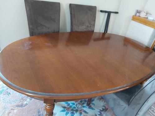 Antiek  tafel met 4 stolen., Huis en Inrichting, Tafels | Eettafels, Zo goed als nieuw, Ophalen