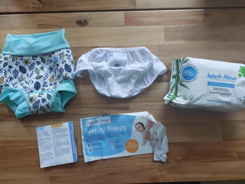 Happy Nappy Splash About wasbare zwemluier, Kinderen en Baby's, Babykleding | Baby-zwemkleding, Zo goed als nieuw, Zwemluier, Maat 86