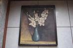 schilderij bloemen, Antiek en Kunst, Ophalen