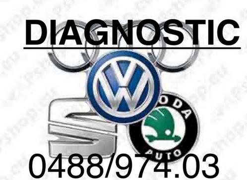 Diagnostic auto toute marque 7/7 0488/974.033, Autos : Pièces & Accessoires, Autres pièces automobiles, Audi, Volkswagen, Skoda