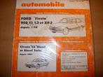 revue technique ford fiesta Mk2 de 1983-1984 + XR2, Enlèvement ou Envoi