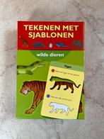 Tekenen met sjablonen-Wilde dieren, Kinderen en Baby's, Speelgoed | Educatief en Creatief, Ophalen of Verzenden, Zo goed als nieuw