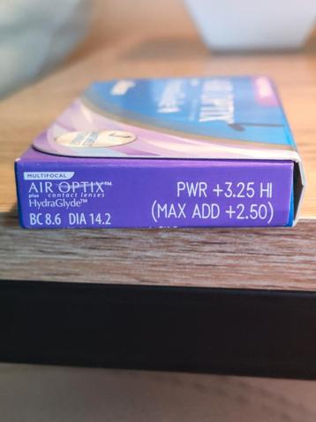 Multifocale air optix hydraglyde lenzen beschikbaar voor biedingen