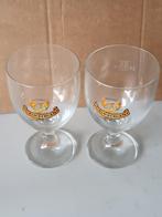 A vendre 2 verres grimbergen, Enlèvement, Utilisé, Verre à bière