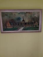 olieverfschilderij in lijst 70 x 130 cm van Marcel Engels, Antiek en Kunst, Ophalen