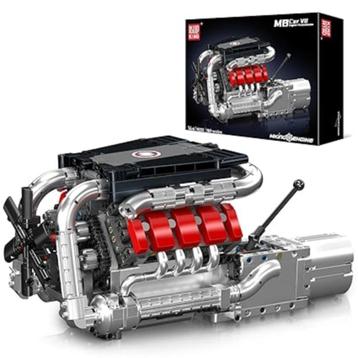 Mould King | V8 Motor Bouwset | Nieuw beschikbaar voor biedingen