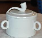 pot pour tabac a pipe  porcelaine blanche 3 anses, Ophalen of Verzenden, Gebruikt, Overige typen
