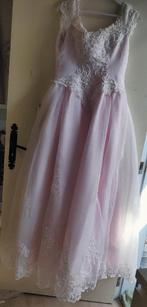 robe de mariée année vintage 1990 légèrement rosée + voile, Comme neuf, PS MARY, Rose, Enlèvement ou Envoi