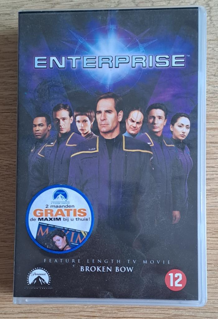 VHS Star Trek Enterprise (2002) – In goede staat, Cd's en Dvd's, VHS | Film, Gebruikt, Science Fiction en Fantasy, Alle leeftijden
