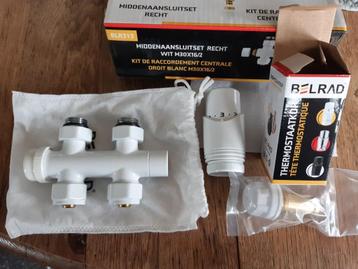 Belrad Middenaansluitstet wit recht M30x16/2- nieuw  beschikbaar voor biedingen