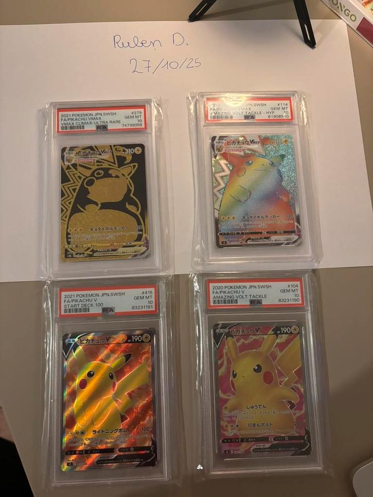 Pokémon: Pikachu PSA 10, Hobby en Vrije tijd, Verzamelkaartspellen | Pokémon, Zo goed als nieuw, Ophalen of Verzenden