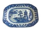 18 de eeuws Chinees blauw-wit bord., Ophalen of Verzenden
