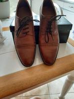 Nieuwe bruine lederen schoenen, Vêtements | Hommes, Chaussures, Brun, Autres types, Enlèvement, Neuf