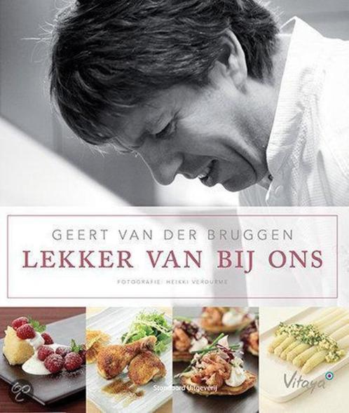 boek: lekker van bij ons - Geert van der Bruggen, Livres, Livres de cuisine, Comme neuf, Envoi