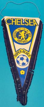 Chelsea FC 1981 super blues prachtig vintage vaandel voetbal, Verzamelen, Ophalen of Verzenden, Zo goed als nieuw