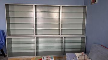 grote vitrinekast voor 140 1/18 miniaturen beschikbaar voor biedingen