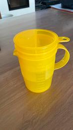 Tupperware maatjes en maatbeker, Ophalen, Gebruikt, Geel
