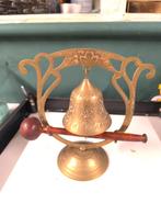 Cloche de table laiton, Antiquités & Art, Enlèvement