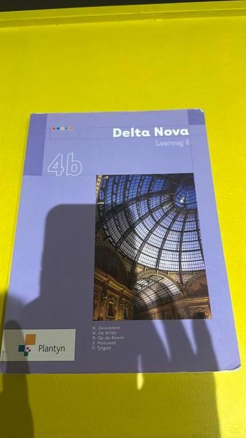 Delta Nova 4b leerweg 5 Nicole De Wilde - Leerboek (5u), Néerlandais, Enlèvement, Utilisé, Secondaire