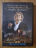 DVD Marco Borsato - preview op Symphonica, Alle leeftijden, Ophalen of Verzenden, Zo goed als nieuw, Muziek en Concerten