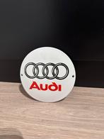 AUDI EMAILLEBORD 12CM, Verzamelen, Merken en Reclamevoorwerpen, Ophalen of Verzenden, Zo goed als nieuw