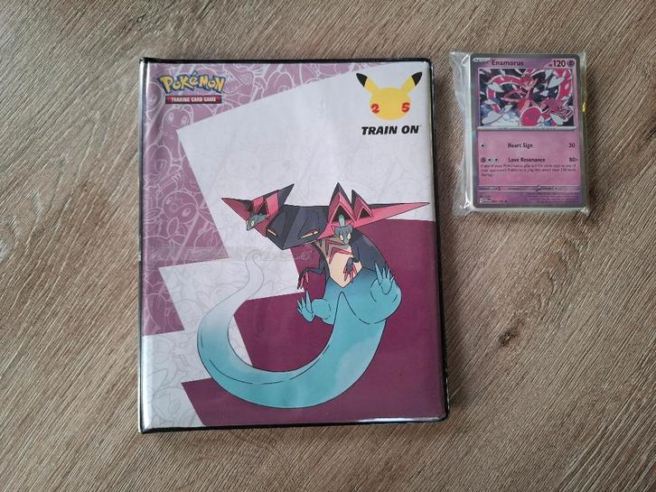 Pokemon - Binder - Kaartenhouder +25 Pokemonkaarten, Hobby en Vrije tijd, Verzamelkaartspellen | Pokémon, Gebruikt, Ophalen of Verzenden