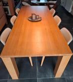 Eettafel eik natural, Huis en Inrichting, Complete eetkamers, Ophalen, Zo goed als nieuw