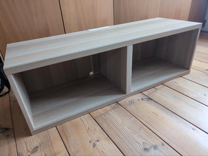 Besta IKEA tv-meubel licht eikenhout beits, Huis en Inrichting, Kasten |Televisiemeubels, Gebruikt, Eikenhout, Ophalen