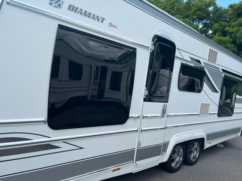 Fendt Diamant caravane, Caravans en Kamperen, Caravans, Particulier, tot en met 3, Fendt, 5 tot 6 meter, Douche, Koelkast, Openslaande ramen