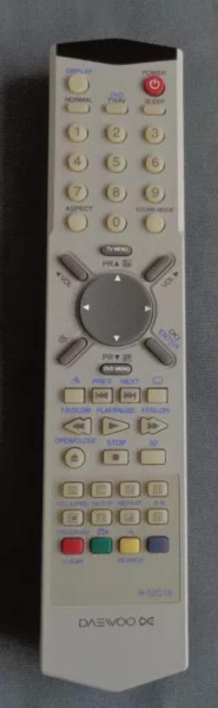 DAEWOO R-52C19 TV DVD COMBI afstandsbediening remote control, Audio, Tv en Foto, Afstandsbedieningen, Zo goed als nieuw, Dvd, Tv