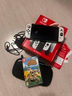 Nintendo switch oled met toebehoren, Games en Spelcomputers, Spelcomputers | Nintendo Switch, Ophalen of Verzenden, Zo goed als nieuw