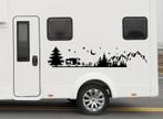 #Camping #Sticker #Berg #Bos BREEDTE:139cm LENGTE:29,5 cm, Caravans en Kamperen