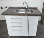 keukenblok graniet aanrecht buitenkeuken kitchenette pantry, Ophalen, Zo goed als nieuw, Vrijstaand