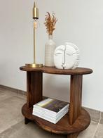 Essen tafeltje, Huis en Inrichting, Tafels | Bijzettafels, Nieuw, 55 tot 75 cm, Ovaal, Hout