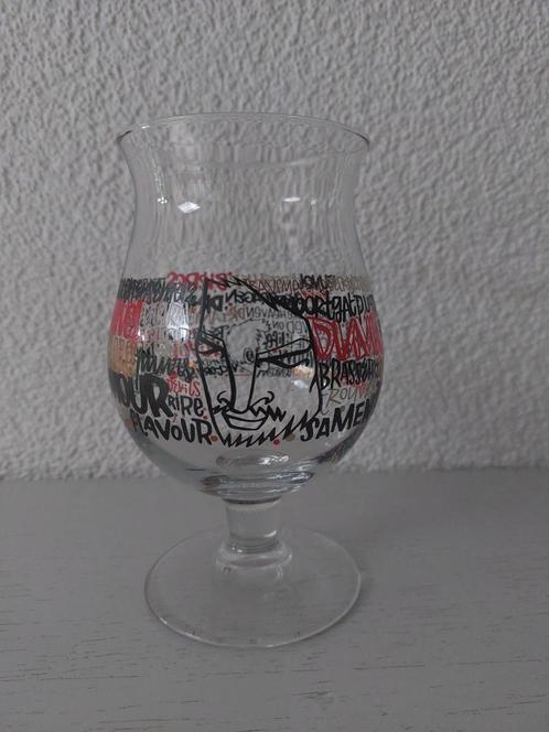 Duvel bierglas 2018 Denis Meyers, Verzamelen, Biermerken, Nieuw, Glas of Glazen, Duvel, Ophalen of Verzenden