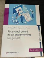 Schoolboek: Financieel beleid in de onderneming, Boeken, Nieuw, Ophalen of Verzenden, Bedrijfseconomie, Kurt Kegels