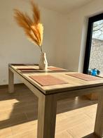 Eiken tafel te koop!, Huis en Inrichting, Tafels | Eettafels, Ophalen, Zo goed als nieuw