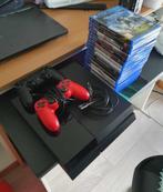 Sony Playstation 4 500gb + 2 manettes Dualshock + 16 jeux, Original, Met 2 controllers, Gebruikt, Ophalen of Verzenden