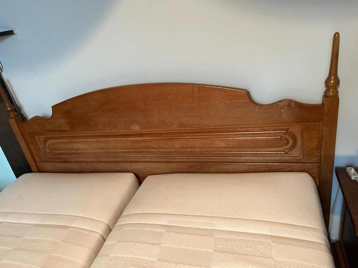 vintage slaapkamer, Huis en Inrichting, Slaapkamer | Complete slaapkamers, Gebruikt, Tweepersoons, Ophalen