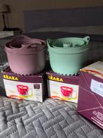 Rijst potjes voor baby cook .Nieuw 2 paars 1 groen !, Ophalen, Nieuw
