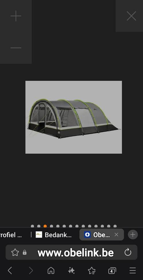 Tunnel tent te koop, Caravans en Kamperen, Tenten, Zo goed als nieuw, Ophalen