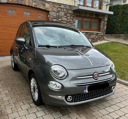 Prachtige Fiat 500C Cabriolet!, Auto's, Fiat, Particulier, 500C, Apple Carplay, Benzine, Euro 6, Cabriolet, Zilver of Grijs, Onderhoudsboekje