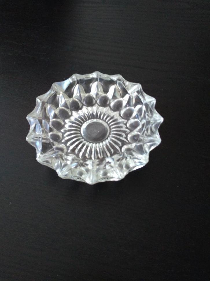 Vintage kristallen asbak, Antiek en Kunst, Antiek | Glaswerk en Kristal, Ophalen of Verzenden